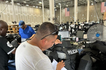 Atraso. Para el mes de julio estaba planificada la llegada de los chalecos antibalas comprados en EE. UU.