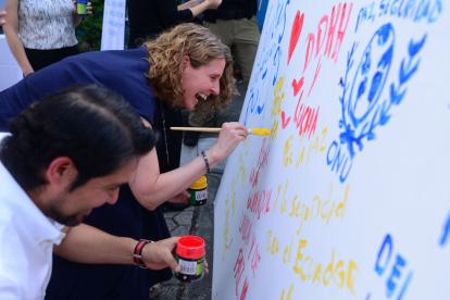 Evento. En el puerto principal se realizó la presentación de iniciativa.