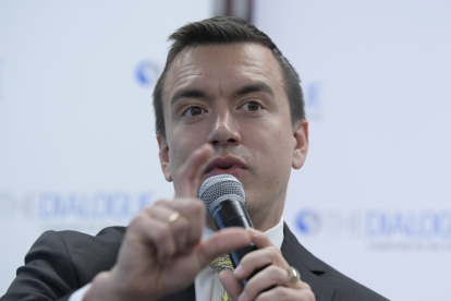 Daniel Noboa, presidente electo de Ecuador.