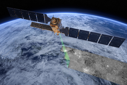 La inteligencia artificial fue entrenada con imágenes radar del satélite Sentinel-1 (en la foto) del programa europeo Copérnico de observación de la Tierra