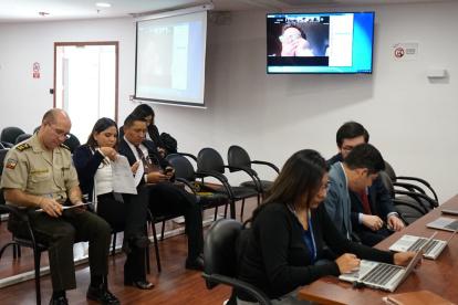 Diligencia. El lunes se reinstaló la audiencia preparatoria en el caso Isspol en el Complejo Judicial norte.