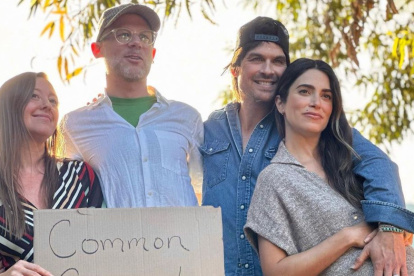 Ian Simerhalder junto a su esposa Nikki Reed.
