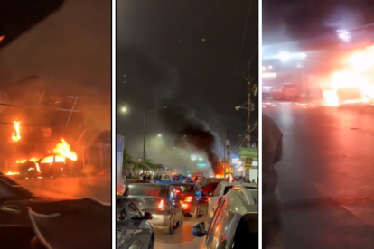 Usuarios de redes sociales reportaron el hecho.