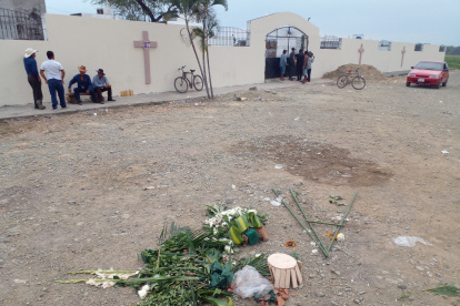 Disparos. El incidente se registró la tarde del viernes 10 en el cementerio de Los Tintos, en el cantón Daule.