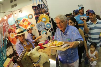 Gastronomía.- El llapingacho siempre está presente en la Feria Raíces, evento que se realiza cada año en Guayaquil.