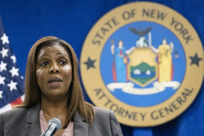 La fiscal de Nueva York, Letitia James.