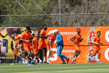 Previo al viaje a Maturín, la Tricolor cumplió con un entrenamiento en la Casa de la Selección.