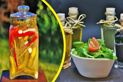 El vinagre realza el sabor de sus platos