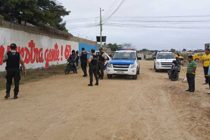 Escena. Los restos fueron hallados por una mujer. La policía indaga.