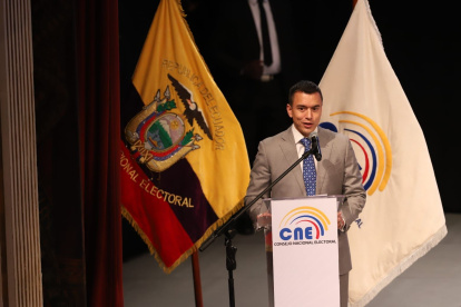 Daniel Noboa, presidente electo de Ecuador.