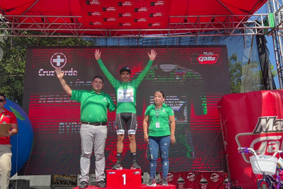 Byron Guamá es el líder de las metas volantes y de la regularidad en la Vuelta a Guatemala.