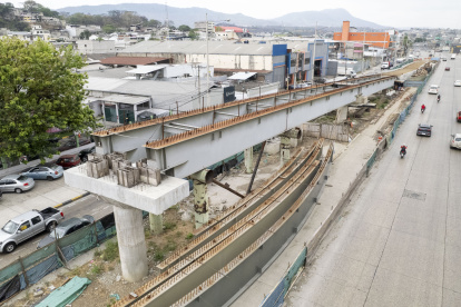 Obra. Un total de 17 vigas del puente están ejecutadas, dice el Cabildo.