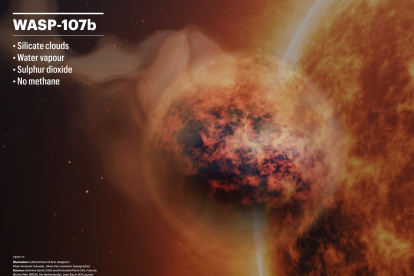 Un exoplaneta cercano de tamaño similar a Júpiter