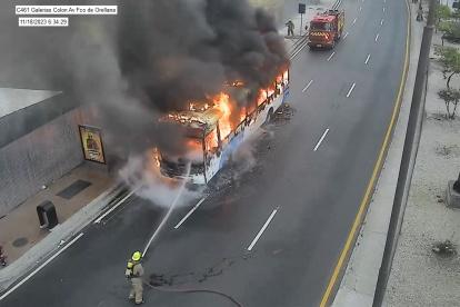 Suceso. El hecho ocurrió en la avenida Francisco de Orellana, norte de Guayaquil.