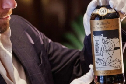 Bebida.- Una botella de whisky escocés "The Macallan" de 1926.