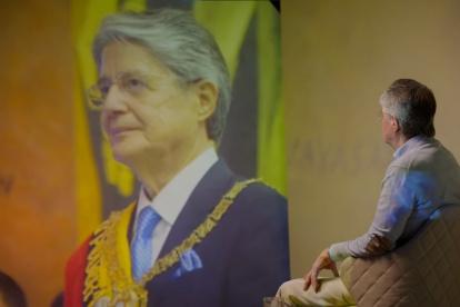 Captura de pantalla. El presidente saliente, Guillermo Lasso, durante la grabación de un documental publicado por la presidencia del Ecuador