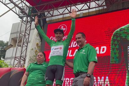 El ecuatoriano Byron  Guamá suma ya tres podios en Guatemala.