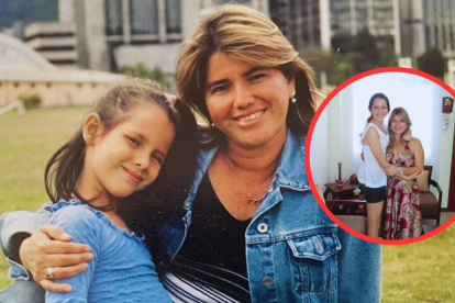 Gloria Acosta y Lavinia Valbonesi en diferentes etapas de sus vidas.