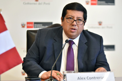 El ministro de Finanzas de Perú, Álex Contreras.