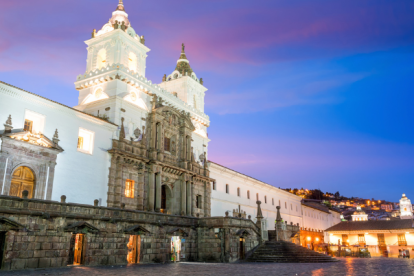 Ciudad de Quito, capital del Ecuador.