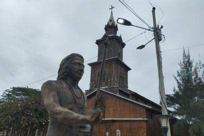 El templo de Colonche es uno de los más antiguo, ubicado en el centro y norte de la provincia de Santa Elena,