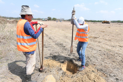 Trabajos. Desde el noviembre 20 se realizaron trabajos para la siembra.