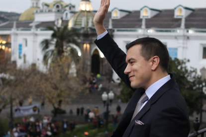 El presidente de la República, Daniel Noboa.