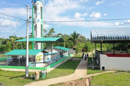 Obras. En el bloque 43 la petrolera levantó una planta de tratamiento de agua potable y una escuela.