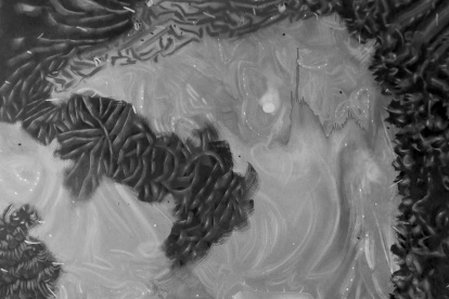 Arte. Cuarenta y nueve obras conforman la exposición ‘Una serpiente de polvo’ del artista guayaquileño.