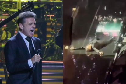 Luis Miguel logró reincorporarse y continuar con el concierto, llevado a cabo en Ciudad de México.