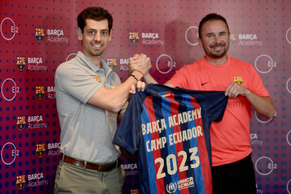 Primera edición del Barça Academy en Ecuador.
