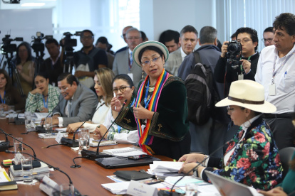 Mariana Yumbay se unió al pedido de Lucia Posso para exigir que primero se apruebe un plan de trabajo antes de iniciar la fiscalización.