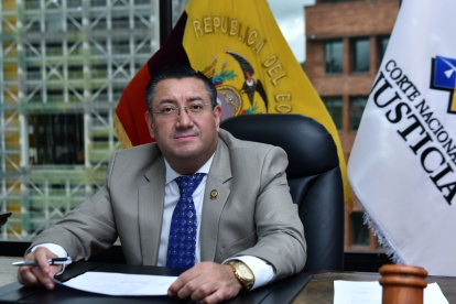 Autoridad. El presidente de la Corte Nacional Iván Saquicela será uno de los asistentes a la reunión.