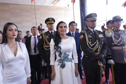 El presidente Noboa encargó a Abad ser una agente de paz en el conflicto entre Israel y Hamás.