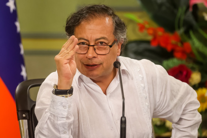 Bogotá. Gustavo Petro, presidente de Colombia, este domingo.