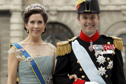 Federico con su esposa, Mary.
