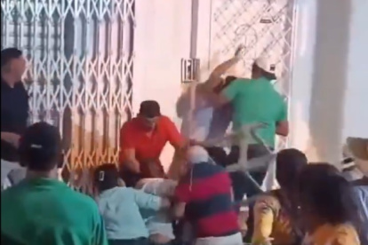 Los desmanes se registraron la noche del lunes 27 de noviembre.