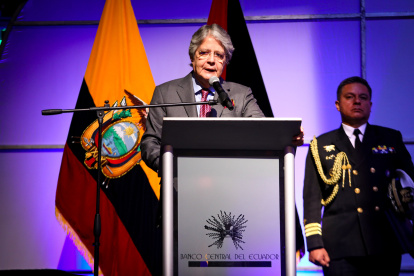 Guillermo Lasso dejó el poder el 23 de noviembre, en la investidura de Daniel Noboa.