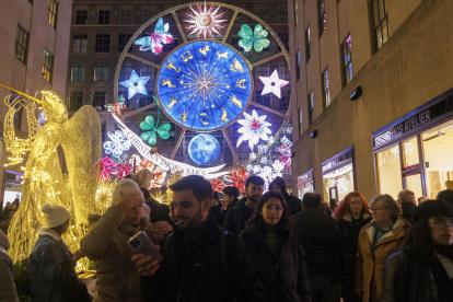 Personas en Nueva York, Estados Unidos.