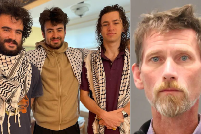 Las tres víctimas y la imágen de arresto de Jason J. Eaton