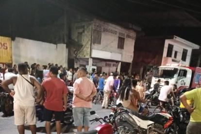 Acto. Vecinos creyeron que era un incendio por algún daño eléctrico