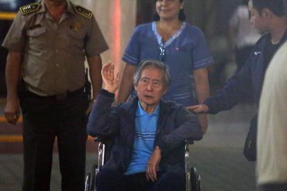 Lima. Foto del 4 de enero de 2018 en la que aparece el expresidente Alberto Fujimori.