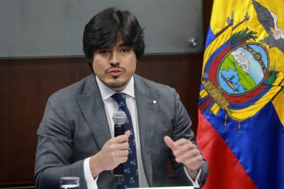 Quito. El hoy embajador José de la Gasca, en una intervención de 2020.