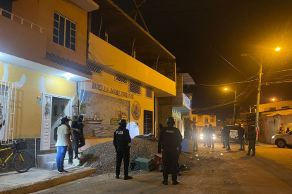 Operativo. Una de las acciones de la Policía en Puerto Bolívar, El Oro.