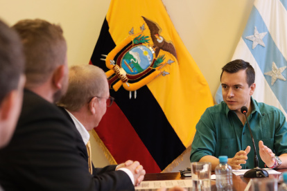 El presidente Daniel Noboa cumple agenda en la ciudad de Guayaquil.