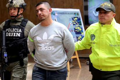 Alias Gerald fue detenido en Colombia, en 2017, y posteriormente extraditado a EE.UU. Era requerido por el tráfico de 250 toneladas de droga.