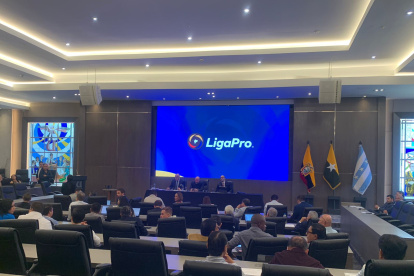 Sesión. El Consejo de Presidentes de LigaPro se estableció en Guayaquil una vez culminada la fase 2 de la Serie A y confirmaron el mismo sistema que se viene jugando.
