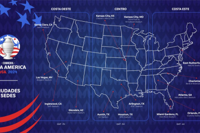 Sedes de la Copa América 2024