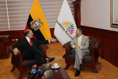 Los presidentes de la Asamblea y la CNJ se reunieron para hablar de reformas legales.