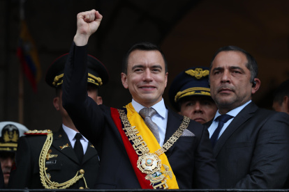 El presidente de Ecuador, Daniel Noboa, el 23 de noviembre de 2023.